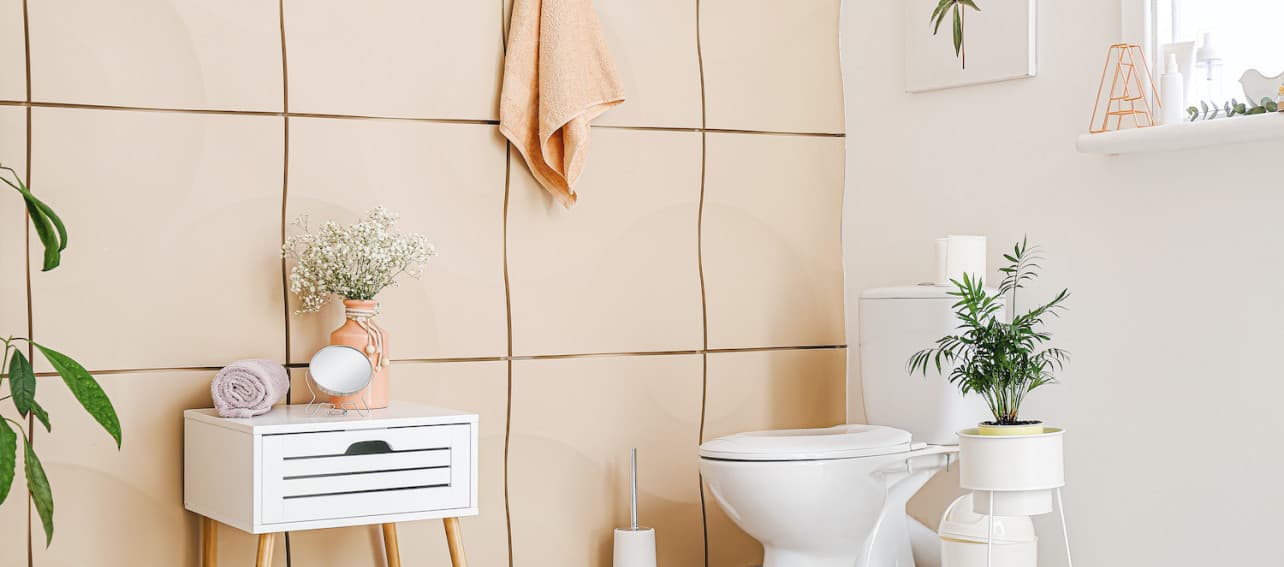 Ideas para tu baño: cómo hacer una pared de acento