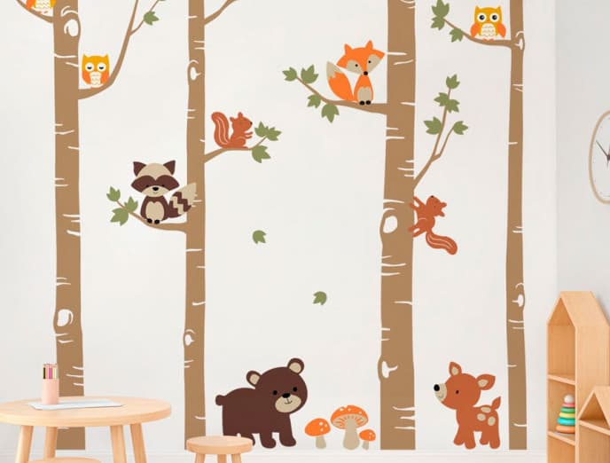 Animales, mejores amigos deco para los niños