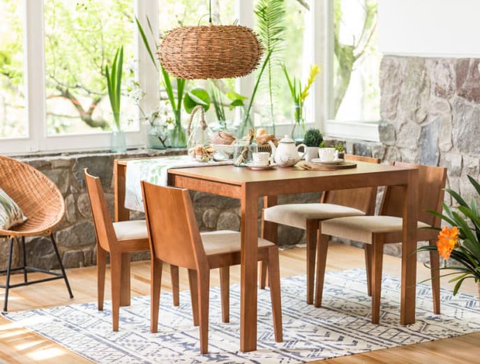 El comedor: ¿cuadrado, redondo o rectangular?