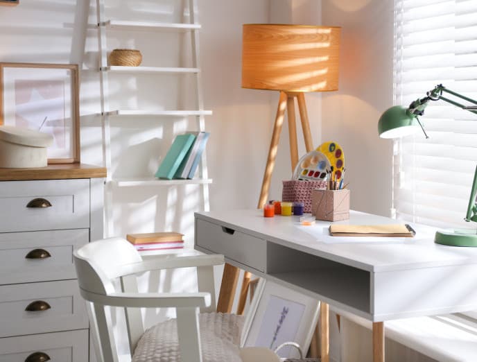 Get the Look: Renueva tu home office con la decoración dopamina