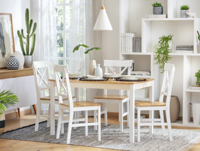 Cómo decorar un living comedor de estilo Nórdico