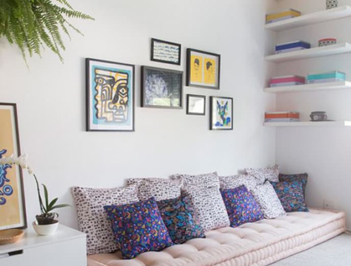 Cómo usar un colchón para hacer un futón