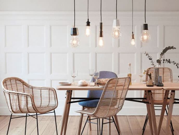 Aprovecha los muebles de terraza ¡dentro de la casa!