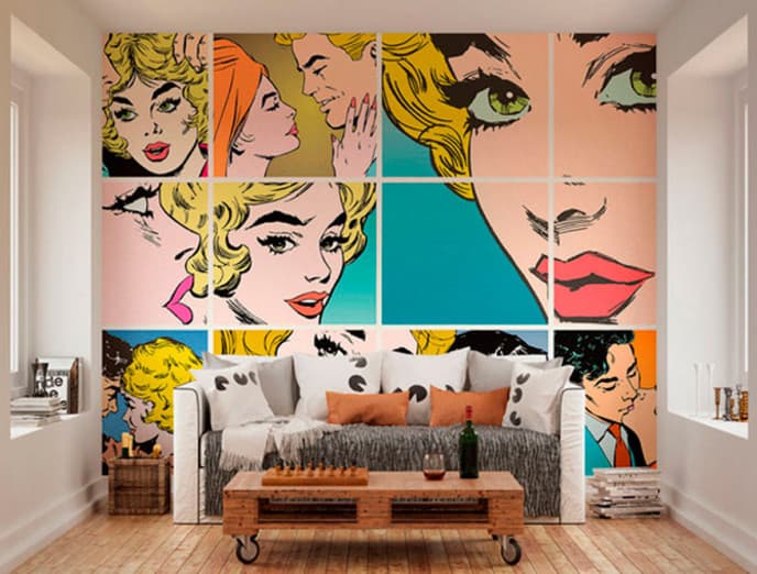 Cómo hacer una galería pop art en casa