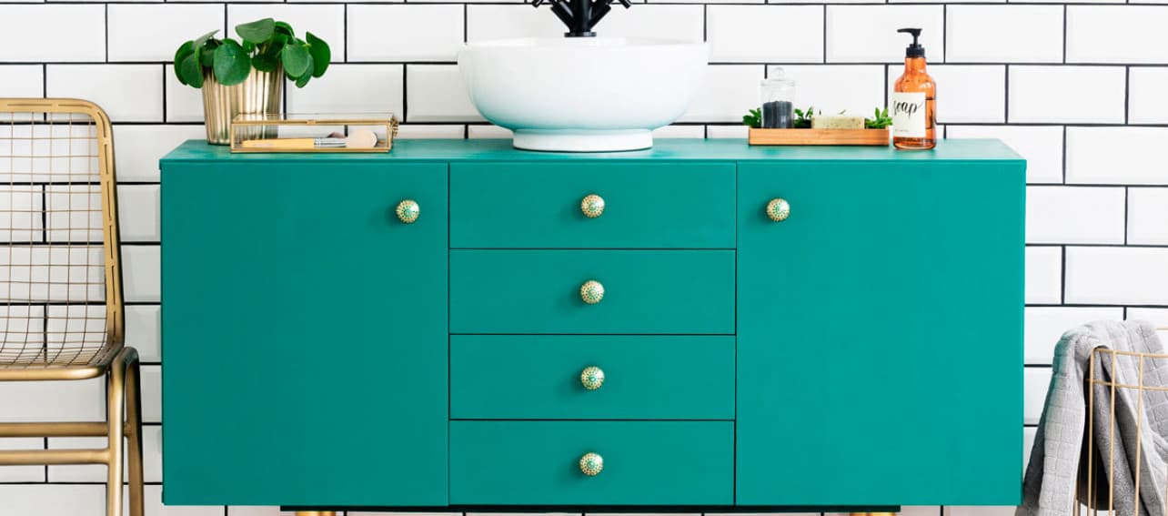 10 baños con colores para inspirarte