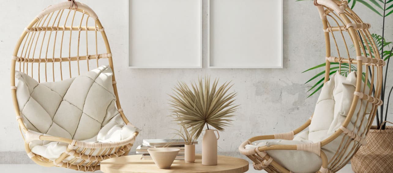 ¿Interior o exterior? Dónde poner una silla colgante