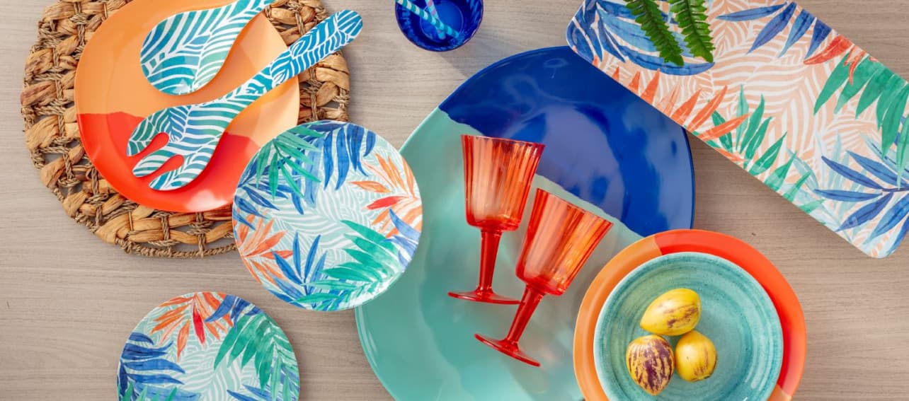 Cómo combinar vajilla diferente