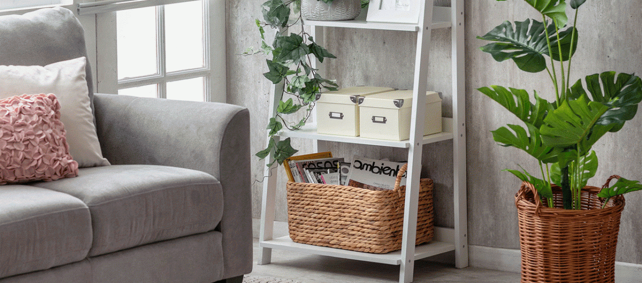 10 ideas de decoración con canastos decorativos de fibras naturales