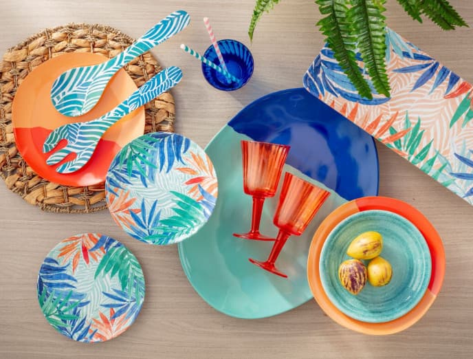 Cómo combinar vajilla diferente