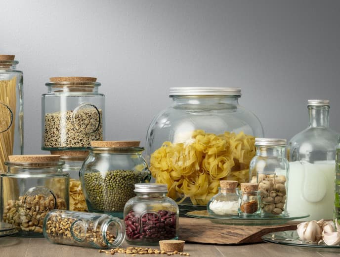 Inspírate con estos 8 frascos y contenedores para guardar tus alimentos