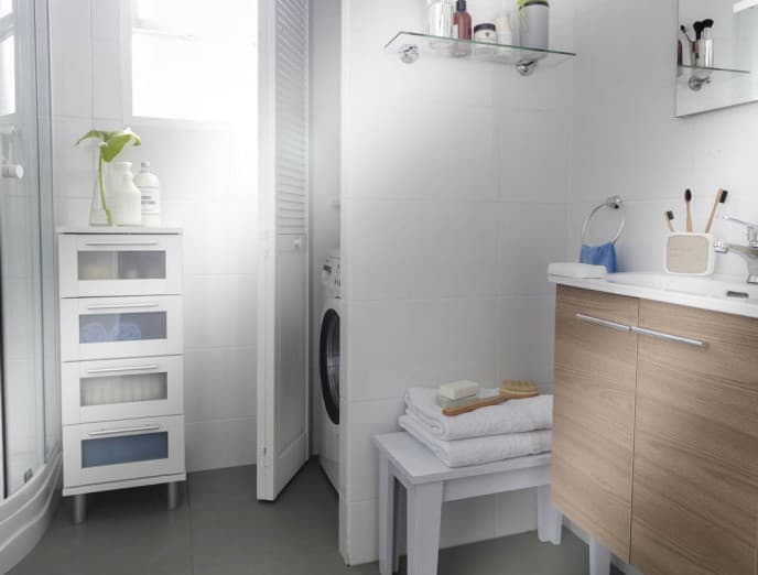 12 ideas de decoración para baños pequeños